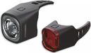 Kit d'éclairage rechargeable USB 30 Lux phare vélo avec feu arrière