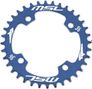 MSC Kettenblatt CNC Alu 7075 4 Schrauben 104mm schmal / breit blau