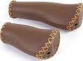 VELO Grips Cuir Ergo 92/135 Marron Foncé
