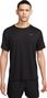 Heren Nike UV Miler Jersey met korte mouwen Zwart