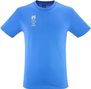 Heren Blauw Millet Compagnie des Guides Chamonix Korte Mouw T-shirt