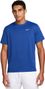 Heren Nike UV Miler Jersey met korte mouwen Blauw