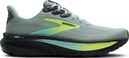 Brooks Ghost 17 Running Shoes, Gray/Black/Green, Men's