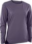 ION Scrub AMP BAT Langarm Trikot für Mountainbiker Violett Damen