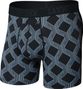 Saxx Smooth Flex Light Compression Boxers, Black/Blue