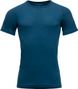 Camiseta interior hombre Devold Lauparen Merino 190 Base Azul