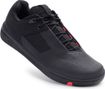 Crankbrothers Stamp Lace Zapato Unisex Negro / Rojo