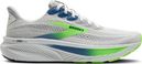 Brooks Ghost 17 Running Shoes, Gray/Green, Men's