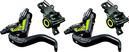Pair of Disc Brake Magura MT8 SL Black/Yellow 2019