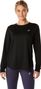 Maglia a maniche lunghe Asics Core Run Black Donna