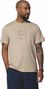 Maglietta Columbia in cotone biologico con stampa, beige, da uomo
