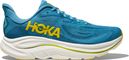 Hoka Clifton 10 Running Shoes Large Blue/Yellow Man