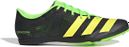 adidas running Distancestar Black Yellow Green Men's Track &amp; Field Shoe
