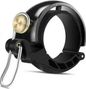 Sonnette de vélo design circulaire en cuivre - Noir