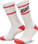 2 pairs of Nike Everyday Plus Cush Crew White Red Socks