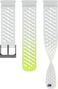 Bracelet de montre Silicone Suunto Athletic 5 22mm S+M Canary - Blanc/Jaune