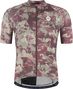 Maillot Manches Courtes Vélo Rogelli Essential Graphic II Taupe/Bordeaux Homme