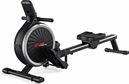 Rameur d’intérieur magnétique fitness cardio silencieux compact Noir