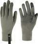 Buff Merino Midweight Long Gloves, Khaki