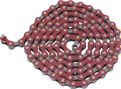 BMX CHAINE ROUGE 1/2 x1/8  ACIER KHEBIKES