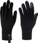Buff Merino Midweight Long Gloves, Black