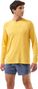 Maglia a manica lunga Compressport Performance Yellow Uomo