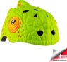 Casque de Vélo pour enfants | Caméléon Vert | Crazy Safety | Certifié EN1078