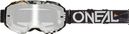 O'Neal B-10 Attack Goggle Black SIlver Mirror Lens