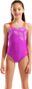Bañador Arena Kikko fucsia/naranja para niña