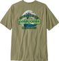 Camiseta de manga corta Patagonia Great Waves Responsibili-Tee verde para hombre