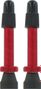 VAR Kit 2 Tubeless Valves 35mm Aluminium Red
