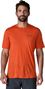 Camiseta Patagonia Capilene Cool Merino Blend Naranja Hombre