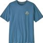 Camiseta de manga corta Patagonia Great Waves Responsibili-Tee azul para hombre