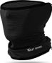 Cachecou Visage Eté Protection Solaire UV Soie Glacée Rayures Noires