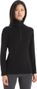 Icebreaker Donna 260 Tech Merino 1/2 Zip Baselayer Nero