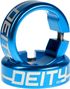 Deity Grip Clamps Rings Aluminio Azul