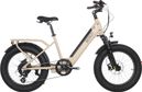 Bicicletta elettrica Shortail Cargo Bike Shimano Altus 7S 670 Wh 20'' Avorio Beige