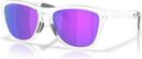 Oakley Frogskins Range XL Sonnenbrille - Matte Clear / Prizm Violet / Ref: OO9503-05