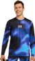Maglia a manica lunga Dharco Race Blue Black da uomo