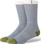 Stance Mini Bar Crew Socks in Blue/Beige/Green