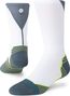 Stance Funnel Light Crew Socks in White/Gray