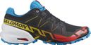 Chaussures de Trail Salomon Speedcross 6 Noir Rouge Bleu Homme