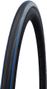 Neumático de carretera rígido Schwalbe Lugano II 700mm K-Guard Negro Azul