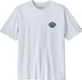Camiseta de manga corta Patagonia Great Waves Responsibili-Tee blanca para hombre