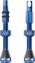 Valvole tubeless Holeshot Fast Flow di Peaty's, blu navy