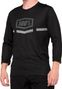100% Airmatic Jersey 3/4 Sleeves Jersey Black