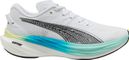 Chaussures Running Puma Deviate Nitro 3 Blanc/Bleu Homme