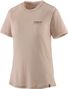 T-Shirt Patagonia Capilene Cool Merino Blend Beige Femme
