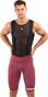 Cuissard vélo court homme Cyclisme BX Bionaz Bordeaux