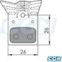 Plaquette frein route 45 clarks organique adapt. Shimano (pr)